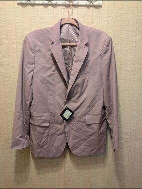 40S Braveman Men's Lilac Single-Breasted Blazer